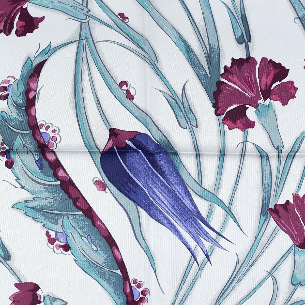 Hermes Scarf "Ceramique Ottomane" by Laurence Bourthoumieux 90cm Silk | Carre Foulard