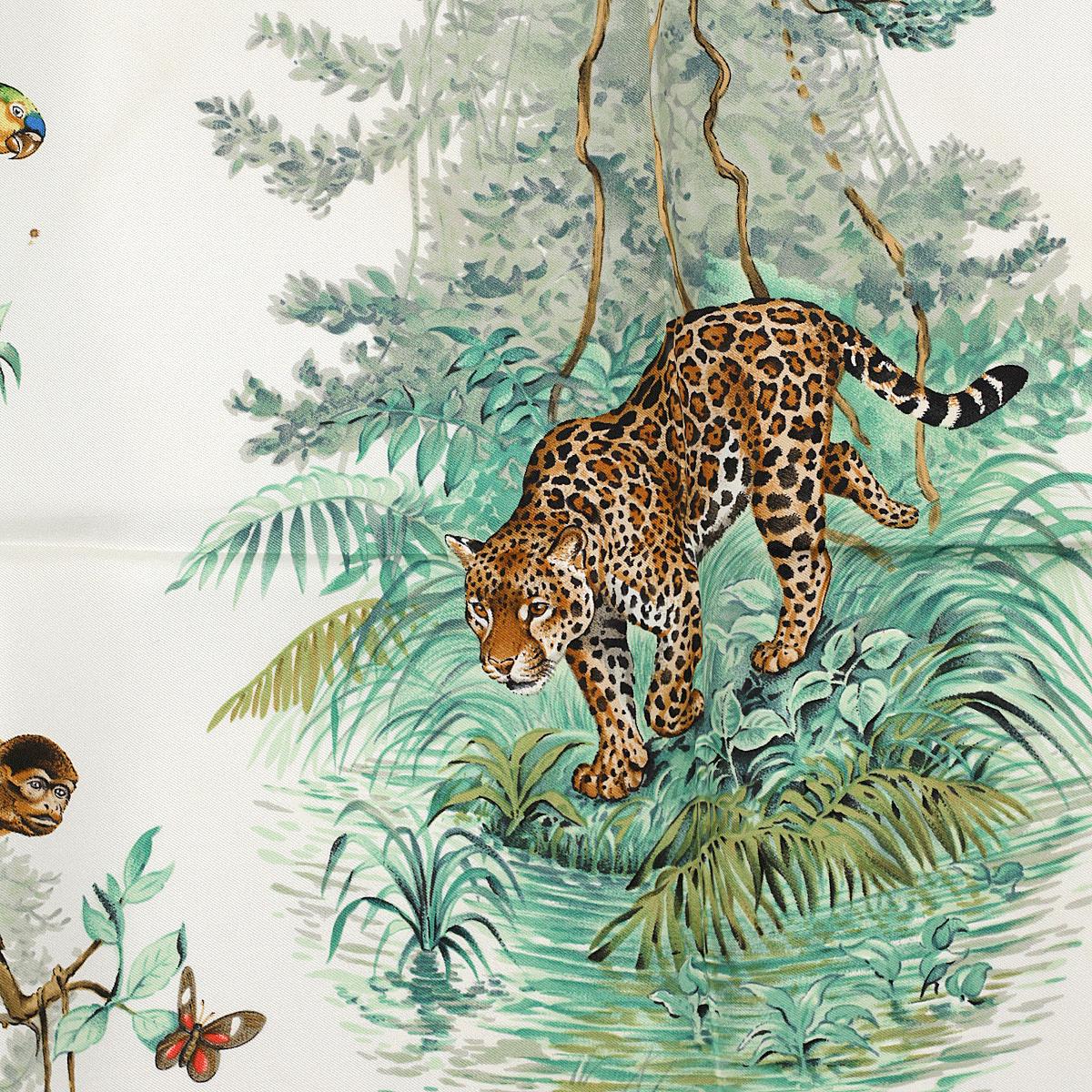 Hermes Scarf "Equateur" by Robert Dallet 90cm Silk