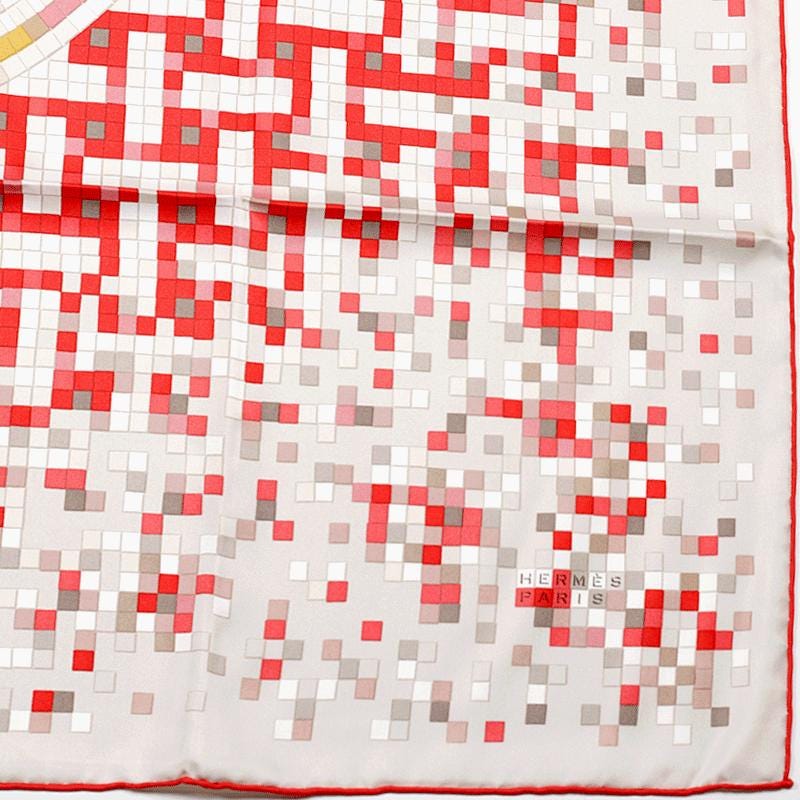 Hermes Scarf "Mosaique au 24" by Benoit Pierre Emery 90cm Silk