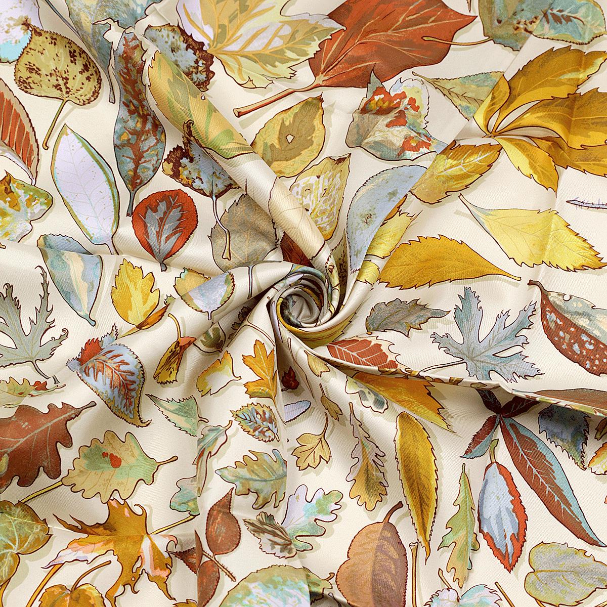 Hermes Scarf "Tourbillon" by Christiane Vauzelles 90cm Silk
