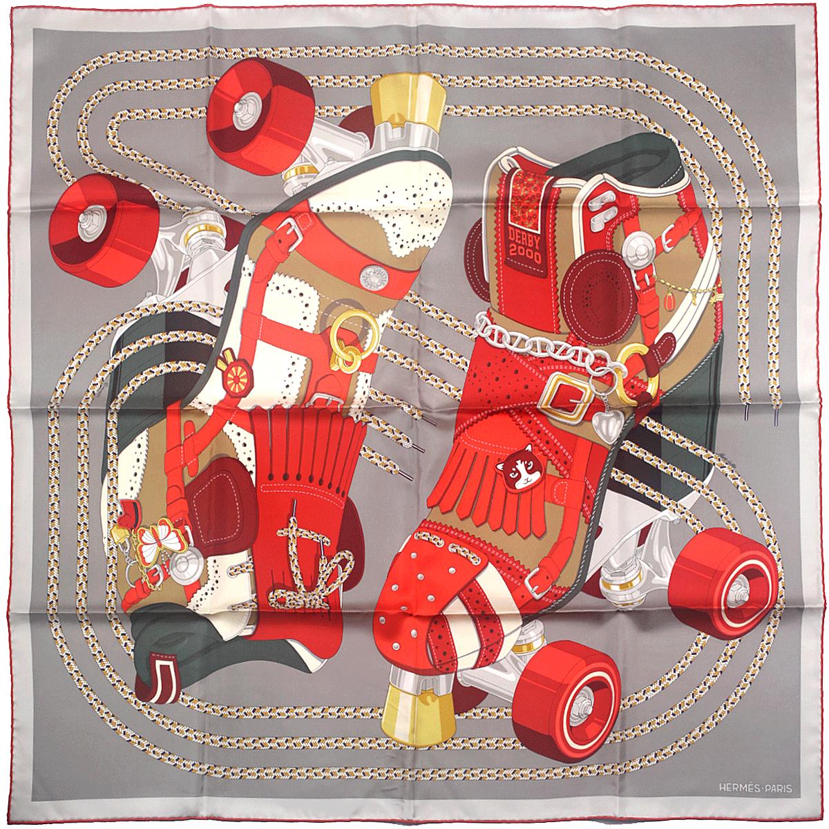 Hermes Scarf "Derby 2000" by Shane Hello 90cm Silk | NWT