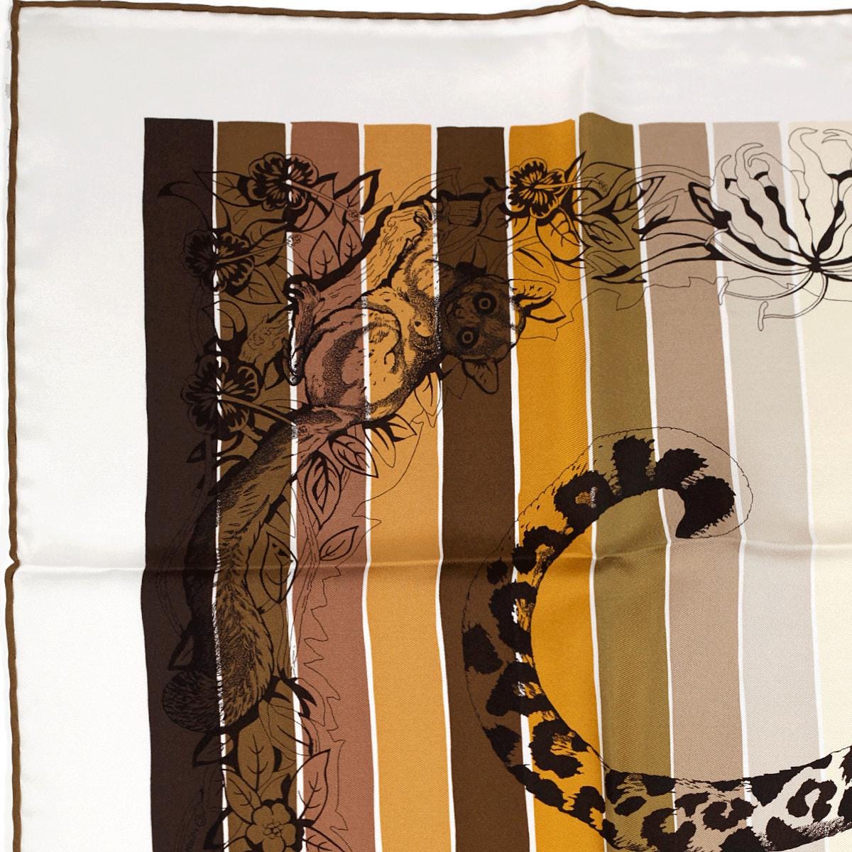 Hermes Scarf "Jungle Love Rainbow" by Robert Dallet 90cm Silk | Carre Foulard