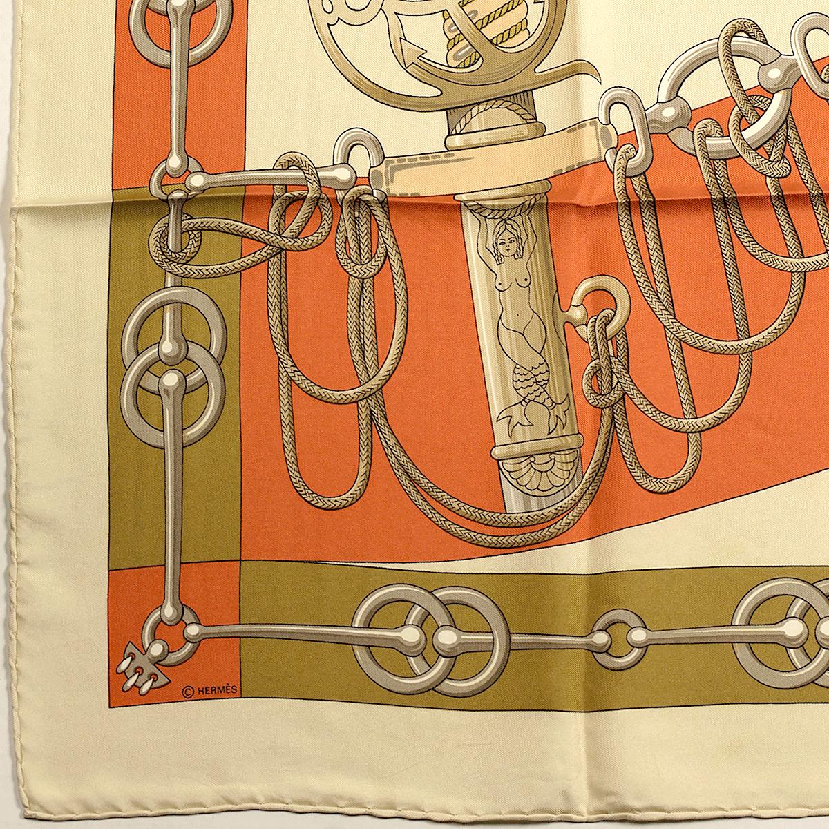 Hermes Scarf "Cliquetis" by Julia Abadie 90cm Silk