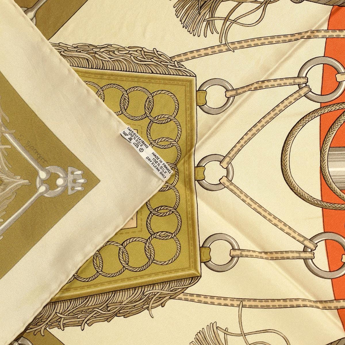 Hermes Scarf "Cliquetis" by Julia Abadie 90cm Silk