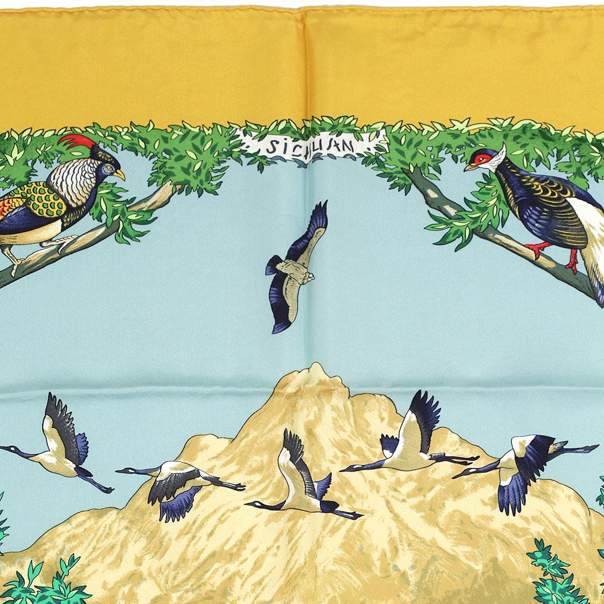 Hermes Scarf "Sichuan" by Robert Dallet 90cm Silk | Carre Foulard