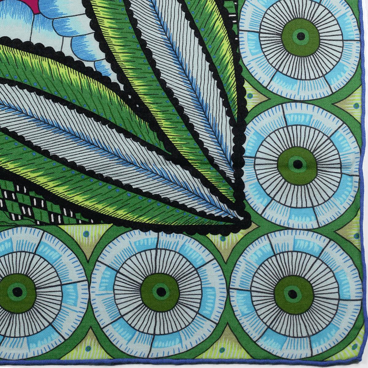 Hermes Cashmere Shawl 140cm "Savana Dance" by Ardmore Artists | Scarf Carre Foulard