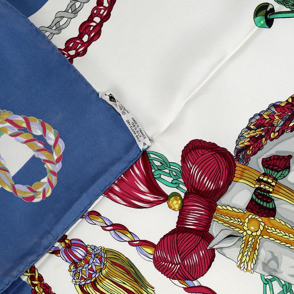 Hermes Scarf "La Timbalier" by Francoise Heron 90cm Silk