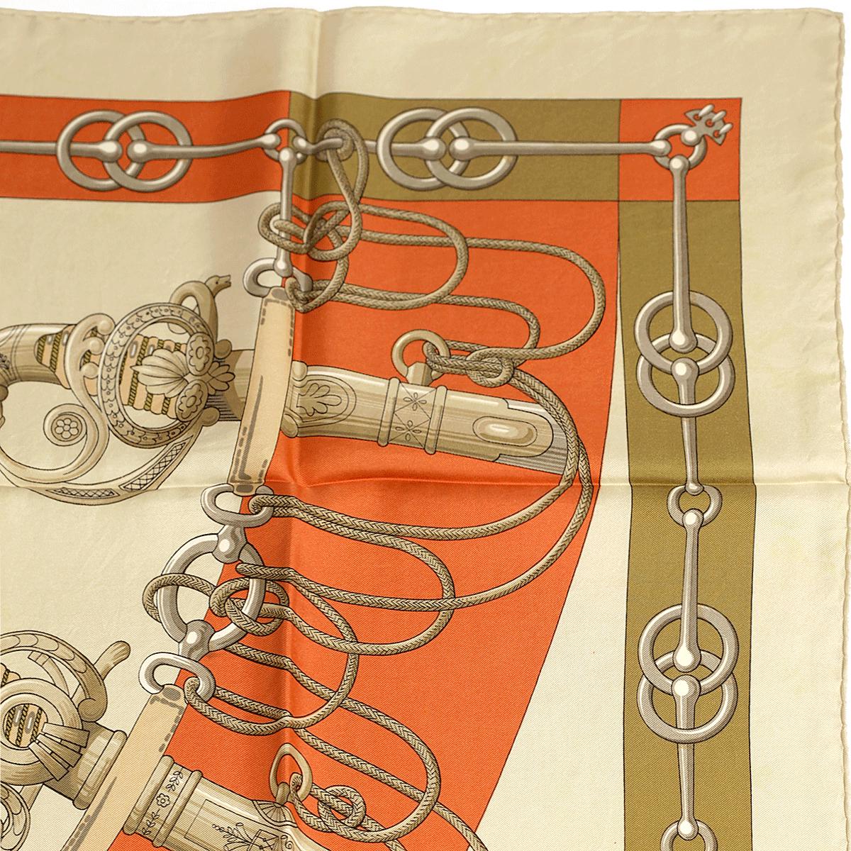 Hermes Scarf "Cliquetis" by Julia Abadie 90cm Silk