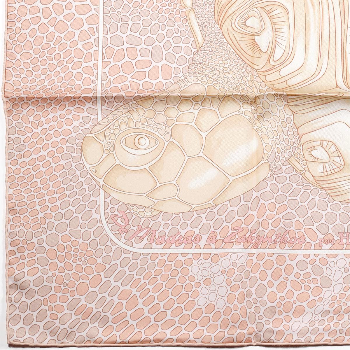 Hermes Scarf "De Madras a Zakynthos" by Dominik Jarlegant 90cm Silk