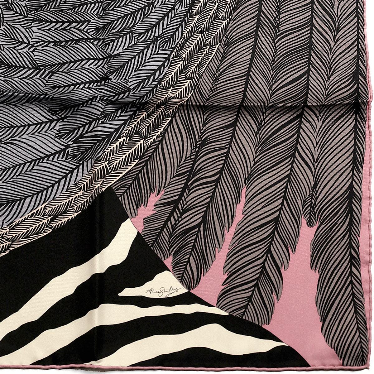 Hermes Scarf "Zebra Pegasus" by Alice Shirley 90cm Silk | Grail