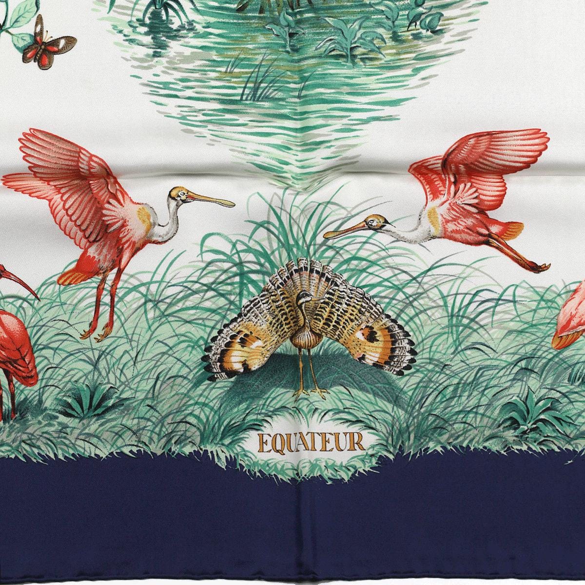 Hermes Scarf "Equateur" by Robert Dallet 90cm Silk