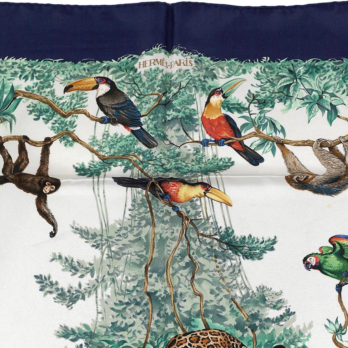 Hermes Scarf "Equateur" by Robert Dallet 90cm Silk