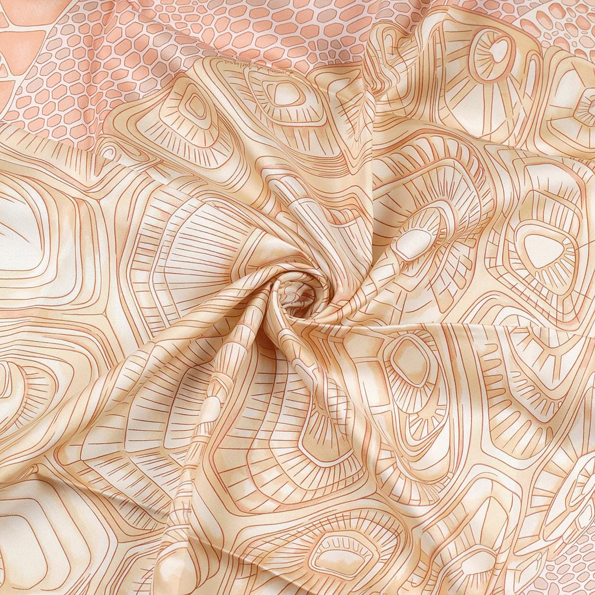 Hermes Scarf "De Madras a Zakynthos" by Dominik Jarlegant 90cm Silk