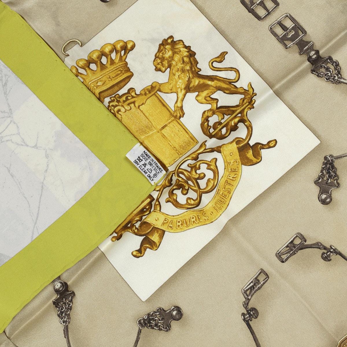 Hermes Scarf "Parures Equestres" by Henri d'Origny 70cm Silk | Foulard Carre