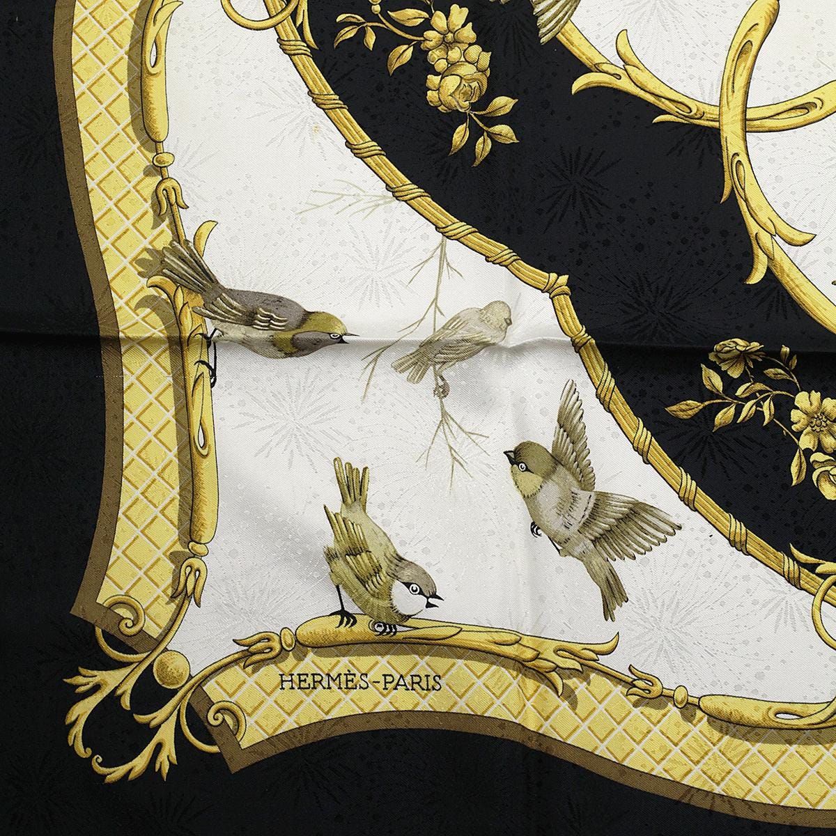 Hermes Scarf "La Cle des Champs" by Francoise Faconnet 90cm Silk Jacquard | Carre Foulard