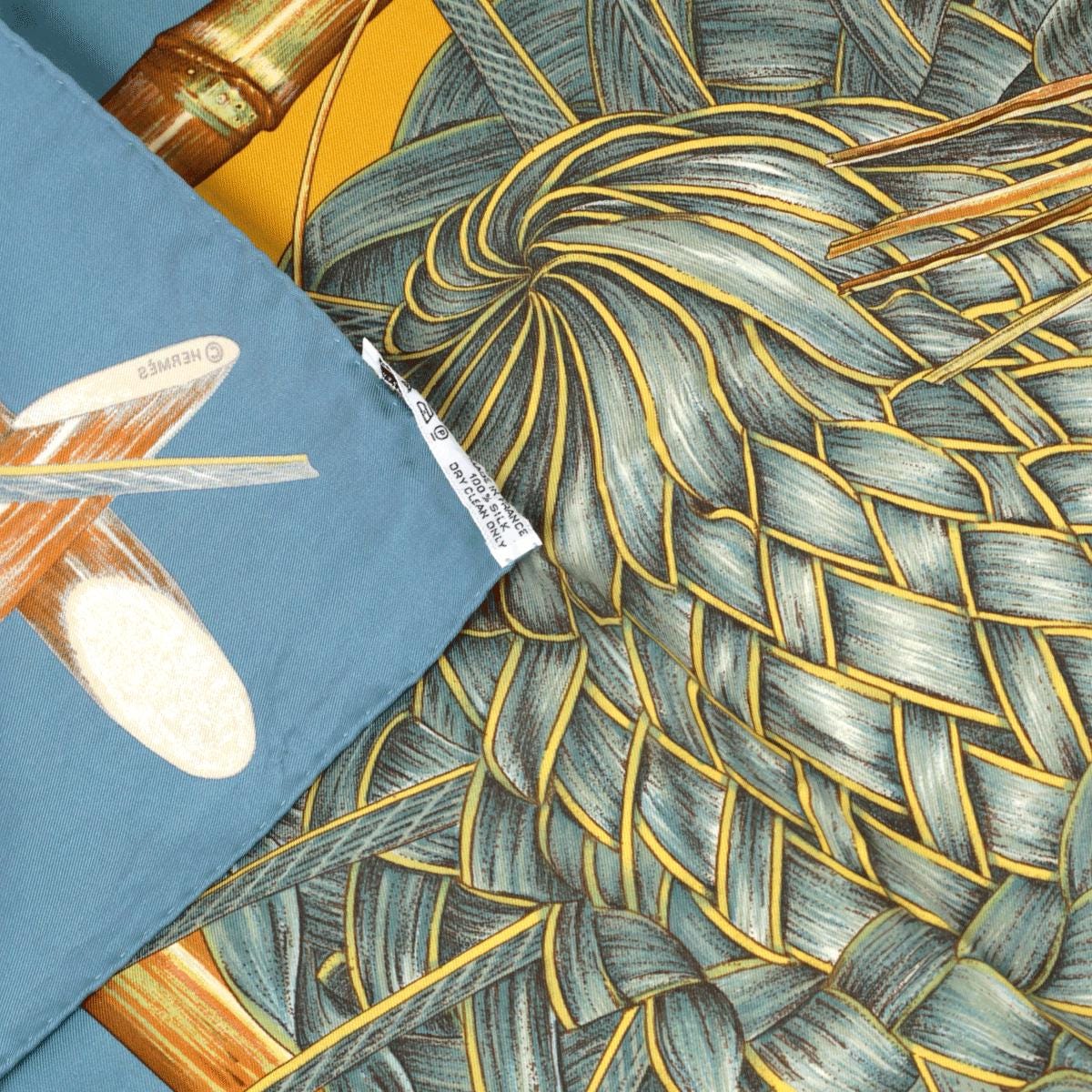 Hermes Scarf "Jardin Creole" by Valerie Dawlat Dumoulin Vintage 90cm Silk | Carre Foulard