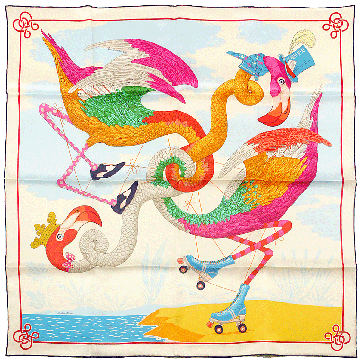 新品未使用　HERMES TIED UP IN KNOTS カレ70 Tied Up in Knots scarf 70 | Hermès UAE