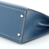Hermès Kelly Handbag Blue Thalassa Box Calf with Palladium Hardware 32