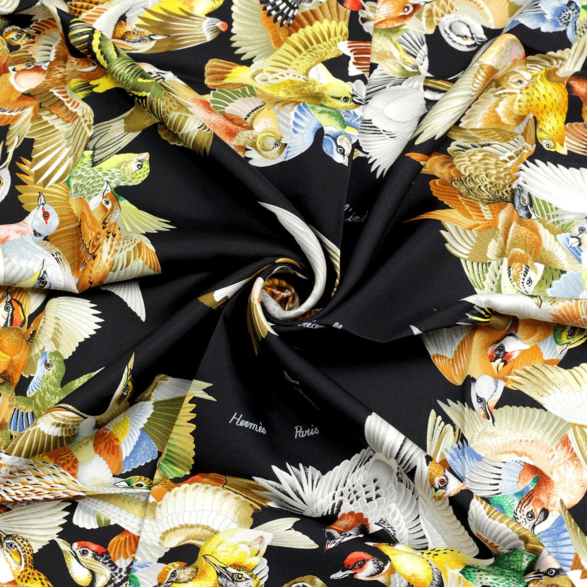 Hermes Scarf "L'Intrus" by Antoine De Jacquelot 90cm Silk