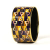 Hermes Bracelet 65 X-Wide Enamel Palladium Gold Chaine d&#39;Ancre Pattern | Bangle SHW