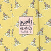 Hermes Men's Silk Tie Whisical Tugboats Pattern 5239