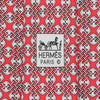 Hermes Men's Silk Tie Geometric Pattern 5529