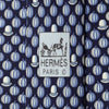Hermes Men's Silk Tie Whisical Pumpkins and Bowler Hets Pattern 5072