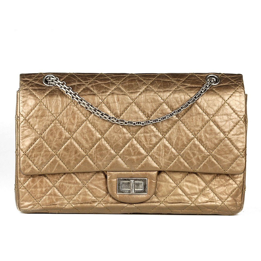 Chanel 2.55 Reissue Double Flap Patent Leather Shoulder Bag