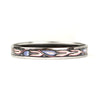Hermes Bracelet Enamel Palladium Silver 70 Narrow | Bangle SHW