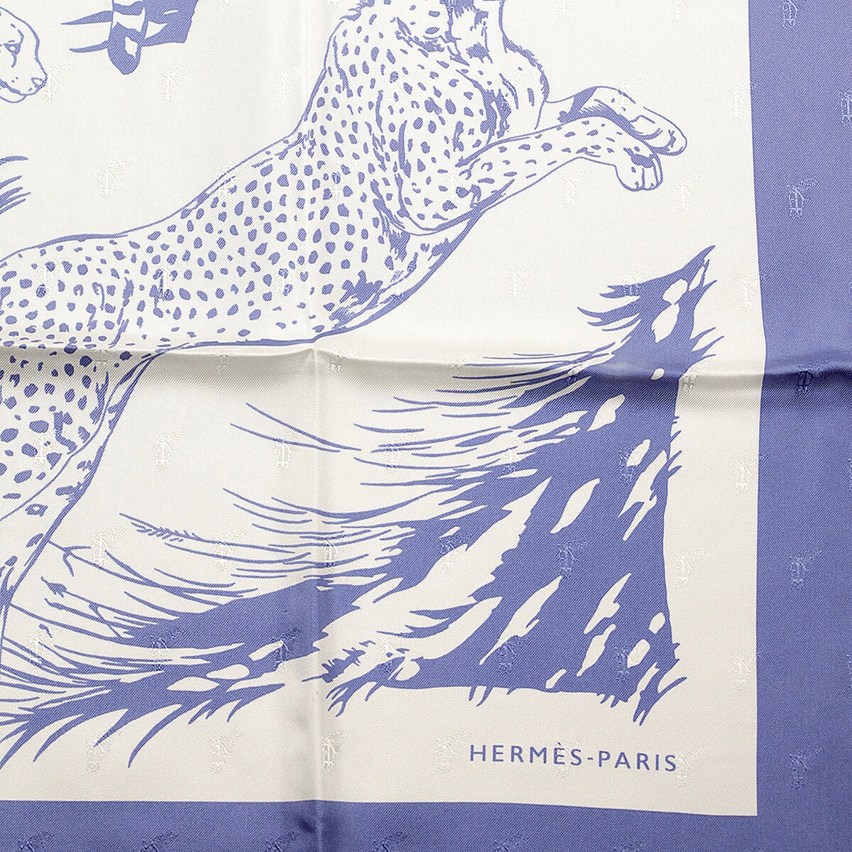 Hermes Scarf Jacquard "Guepards Tattoo" by Robert Dallet 90cm Silk | Carre Foulard