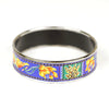 Hermes Bracelet 70 Wide Enamel Palladium Silver | Bangle SHW