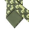 Hermes Men's Silk Tie Twillpop Geometric Pattern 5312