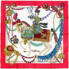 Hermes Scarf "La Timbalier" by  Francoise Heron 90cm Silk | Carre Foulard