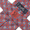 Hermes Men's Silk Tie Autumn Leaves Pattern 7724 | Necktie Cravate