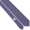 Hermes Men's Silk Tie Equestrian Geometric Pattern 605876 | Necktie Cravate