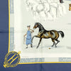Hermes Scarf "Les Haras Nationaux" by Hubert de Watrigant 90cm Silk | Carre Foulard