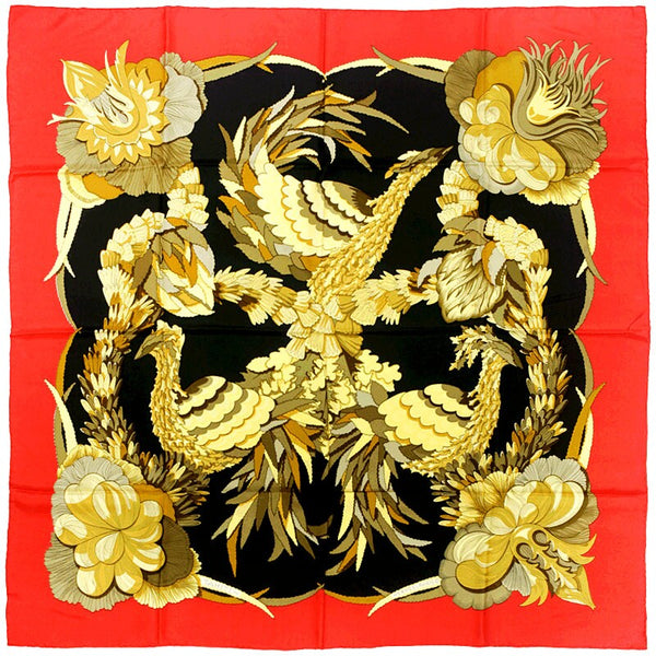 Hermes Scarf "Tahiti" by Caty Latham 90cm Silk | Carre Foulard