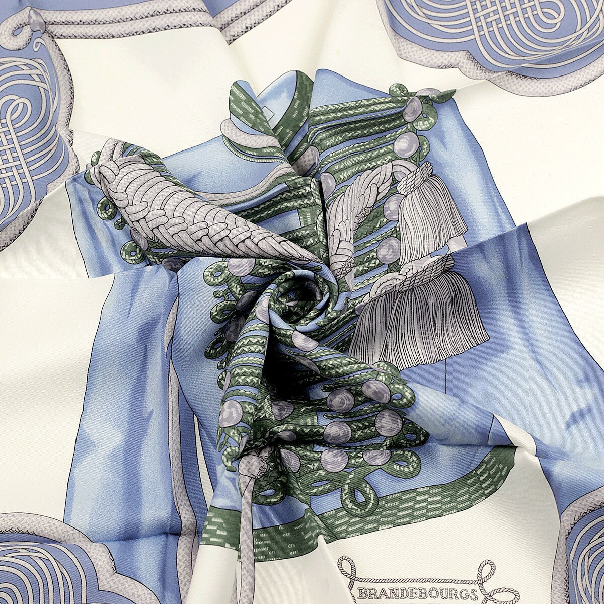 Hermes Scarf 70cm "Brandebourgs" by Caty Latham Silk | Carre Foulard