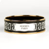 Hermes Bracelet 65 Wide Rose Gold Enamel | Bangle GHW