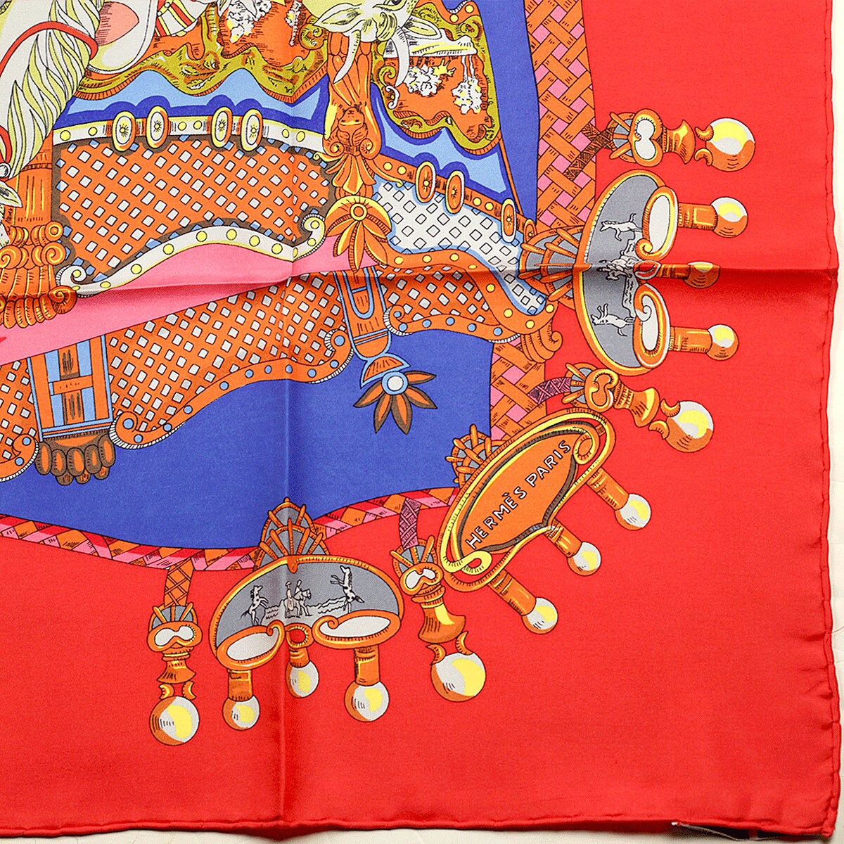 Hermes Scarf "Tournez Manege" by Annie Faivre 90cm Silk