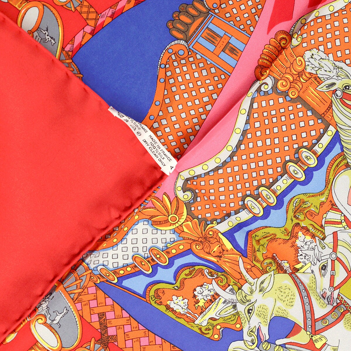 Hermes Scarf "Tournez Manege" by Annie Faivre 90cm Silk