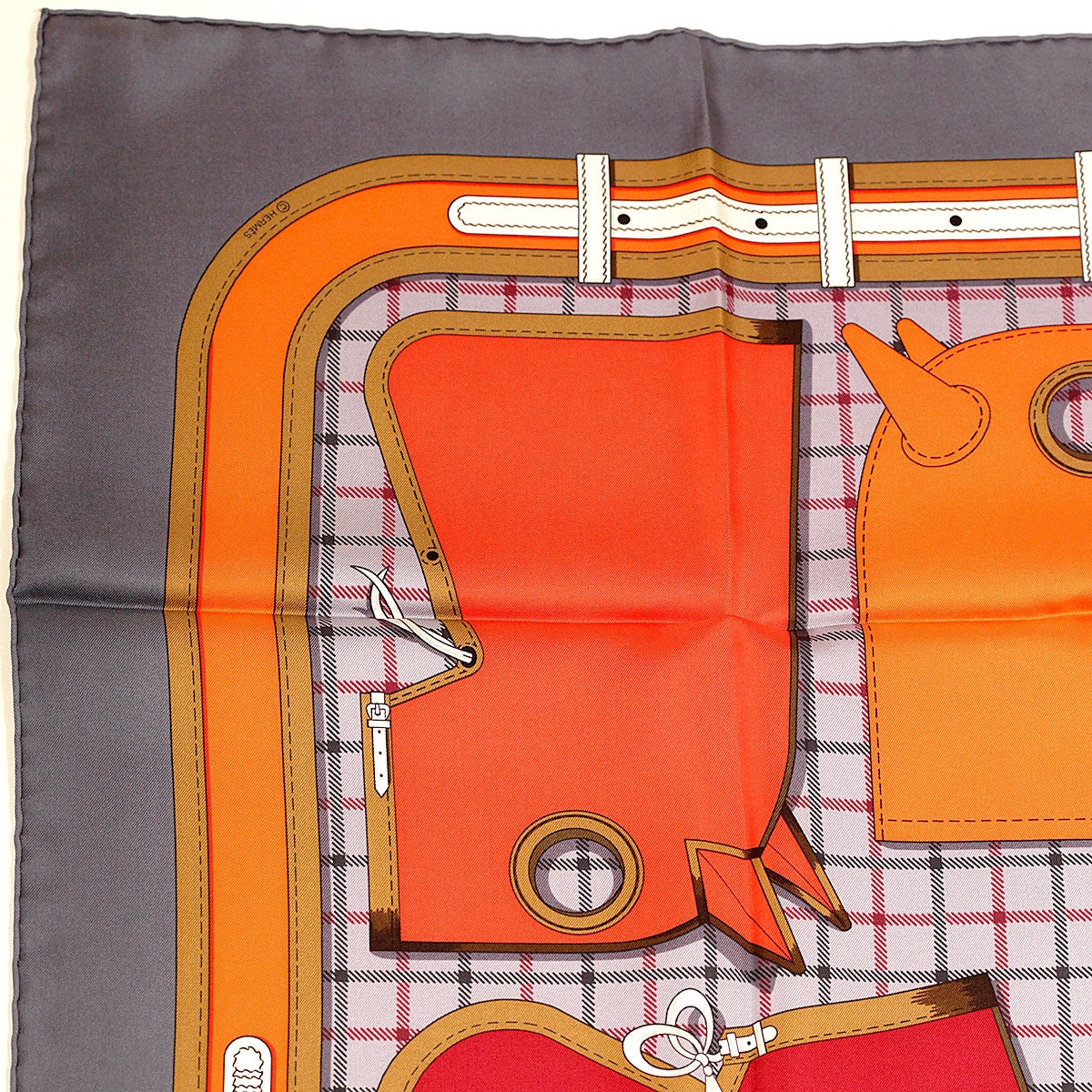 Hermes Scarf "Camails" by Francoise De La Perriere 90cm Silk | Carre