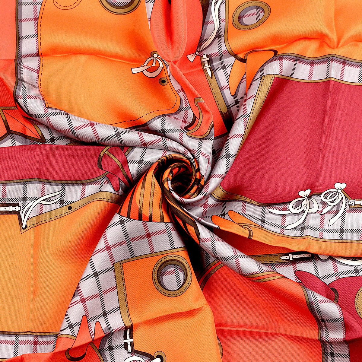 Hermes Scarf "Camails" by Francoise De La Perriere 90cm Silk | Carre