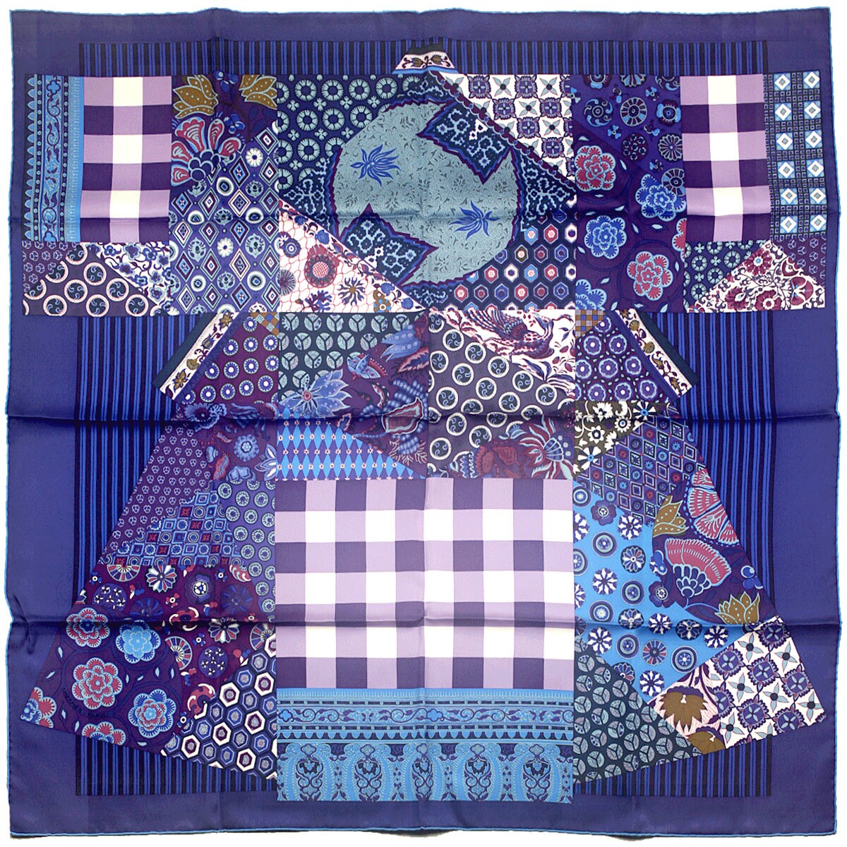 Hermes Scarf "L'Art du Sarasa" by Aline Honore 90cm Silk | Carre Foulard