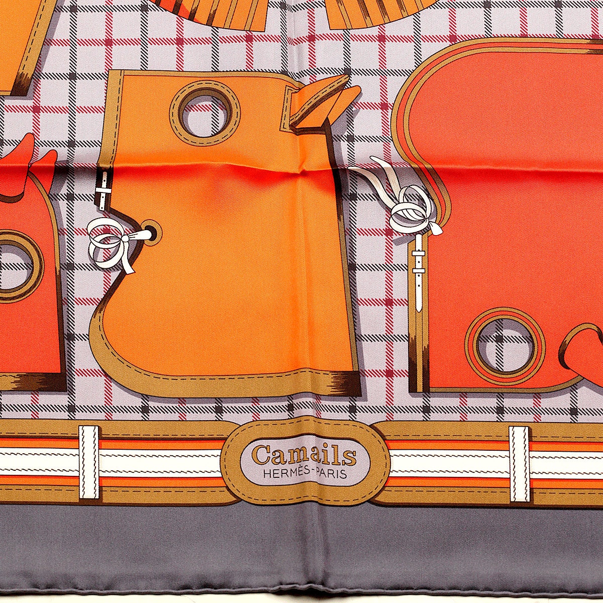 Hermes Scarf "Camails" by Francoise De La Perriere 90cm Silk | Carre