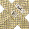 Hermes Men's Silk Tie Whimsical Dolphins Pattern 5022 | Necktie Cravate