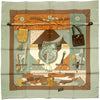 Hermes Scarf "Tout Cuir" by Caty Latham 90cm Silk