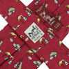 Hermes Men's Silk Tie Whimsical Aesop's the Stork and the Fox Pattern 7763 | Necktie Cravate