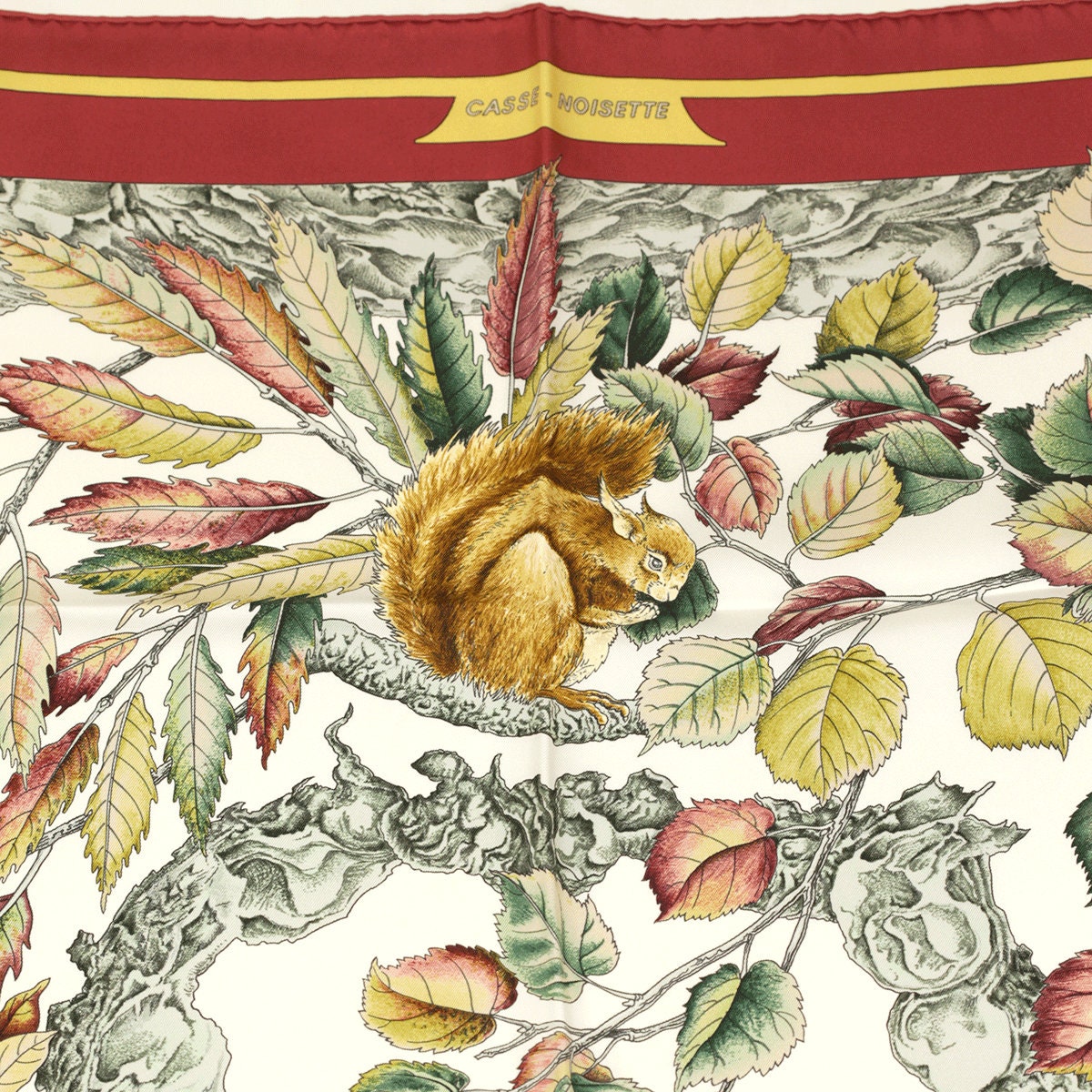 Hermes Scarf "Casse Noisette" by Antoine De Jacquelot 90cm Silk | Carre Foulard