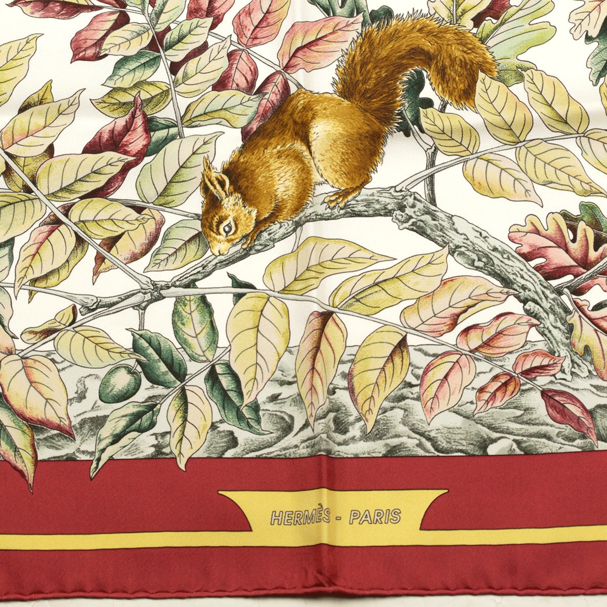 Hermes Scarf "Casse Noisette" by Antoine De Jacquelot 90cm Silk | Carre Foulard